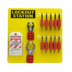 Brady Lockoutstation i tålig plast för 12 hänglås