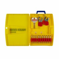 Bärbar Lockoutstation Brady för Bryt och Lås