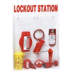 Brady Lockoutstation L i robust polystyren för 12 lås