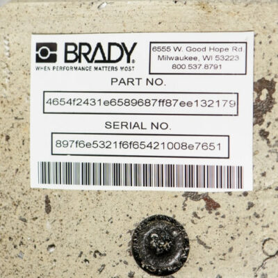 Brady industripolyester Bisafe