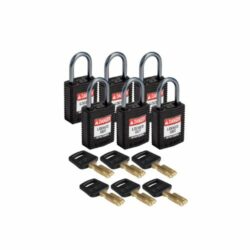 Kompakt Hänglås Nylon | 6-pack