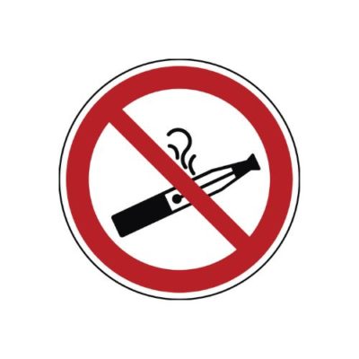 Förbudsskylt Elektronisk rökning förbjuden