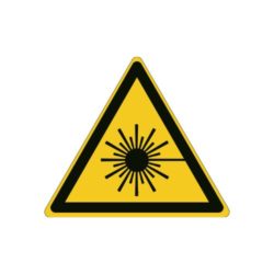 Varningsskylt Laserstrålning