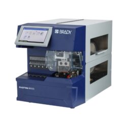 Blå och grå Märkmaskin Brady A5500 Printer & Flaggapplikator