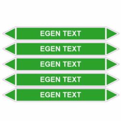 Rörmärkningsdekal Grön