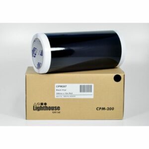 CPM-200 Vinyl Svart 206 mm x 15 m