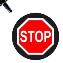 Bisafe 11 Varningsprojektor LED 25W 13°. Stop