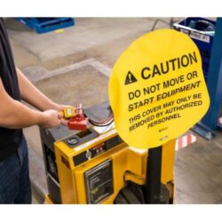 Bryt och Lås skyddslock för truck och utrustning 406mm