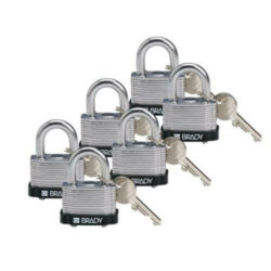 Lockouthänglås Stål Brady 814087 Bisafe