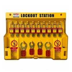 Lockout Station för 10 lås komplett