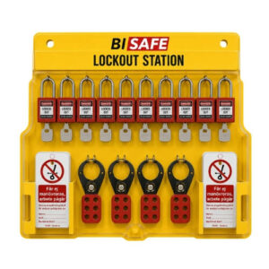 Bisafe 54 Lockoutstation för 10 lås komplett Bisafe