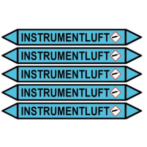 Rörmärkningsdekal Instrumentluft