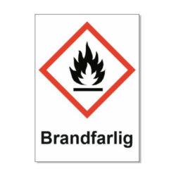 Brandfarlig GHS2 enligt AFS