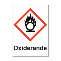 Oxiderande GHS3 skyltar och dekaler AFS