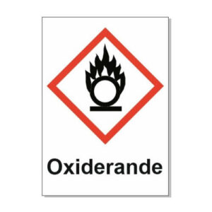 Oxiderande GHS3 skyltar och dekaler AFS