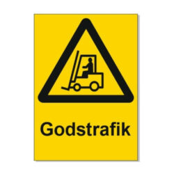 Godstrafik skyltar och dekaler enligt AFS