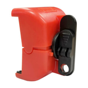 Låsanordning för motorskyddsbrytare till bryt och lås