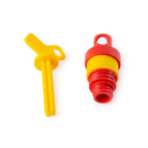 Låsbar spärrplugg för gänga D01+D02 (E14 och E18)