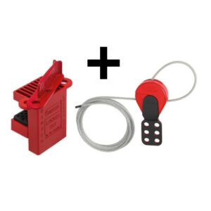 Universallås för kulventil och vajerlås