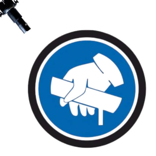 Varningsprojektor LED Ledstång 1 Varningsprojektor LED Ledstång