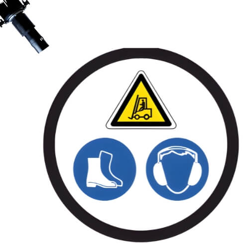 Varningsprojektor LED MIX01 1 Varningsprojektor LED MIX01