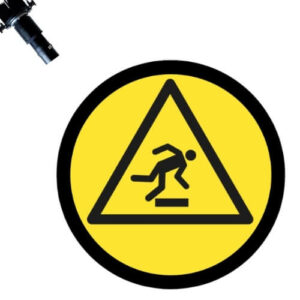 Varningsprojektor LED Snubbelrisk