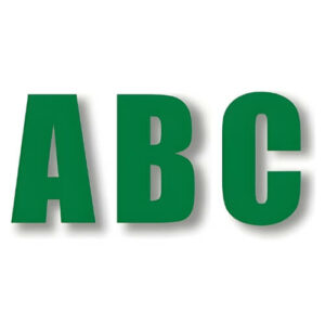 DuraStripe Bokstav Golvmarkering