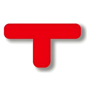 DuraStripe T-Form uppmärkning av pallplatser och arbetsytor