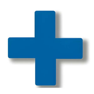 Durastripe X-Form golvmarkeringstejp för pallplatser