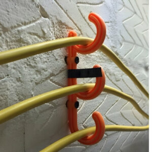 Säkerhetskrok för kablar Vägg för upphängning av temporär el